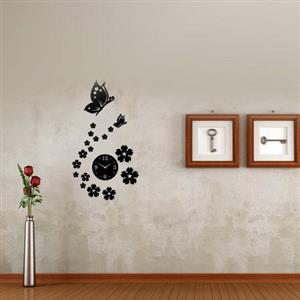 ساعت دیواری دکوکام طرح بهار wooden wall clock spring style