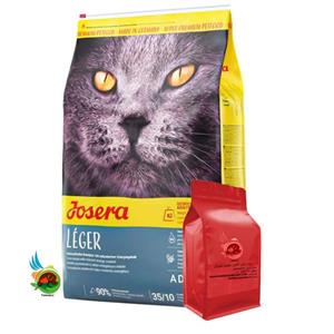 غذای خشک گربه بالغ جوسرا مدل لجر Josera leger وزن ۱ کیلوگرم بسته بندی ملودی مهربانی 