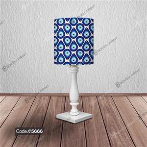 آباژور رومیزی چاپی طرح چشم نظر کد 5666