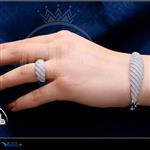 دستبند و انگشتر برلیان طرح جواهر C-D-021