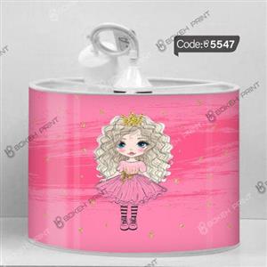 لوستر چاپی طرح دختر خجالتی کد 5547