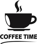 استیکر طرح coffee time