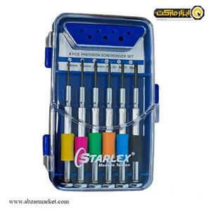 ست پیچ گوشتی ساعتی استار لکس 6 عددی مدل SLHS-25W06C