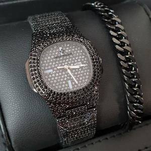 ساعت مچی زنانه پتک فیلیپ مشکی PATAK PHILIPPE