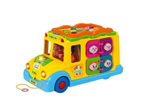 اتوبوس لگوی نشکن Huile  toys. مدل 796