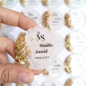 گیفت عقد شیک و لاکچری رزینی دست ساز