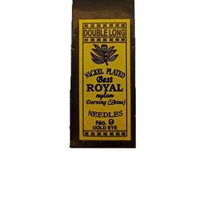 سوزن دستی رویال سایز 9 (یک بسته)