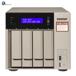 ذخیره ساز تحت شبکه کیونپ تی وی اس 473ایی 8جی Network Storage: QNAP TVS-473E-8G