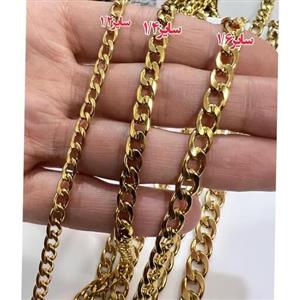 زنجیر کارتیر تخت سایز 1.6 در دو رنگ طلایی و نقره ای