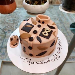 کیک سربازی کیک پایان خدمت کیک سرباز