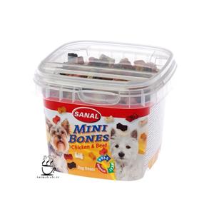 خوراک سانال sanal طرح استخوانی مخصوص سگ های نژاد کوچک وزن 100 گرمی