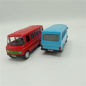 ماشین فلزی مینی بوس بنز موزیکال و چراغدار درب باز شو