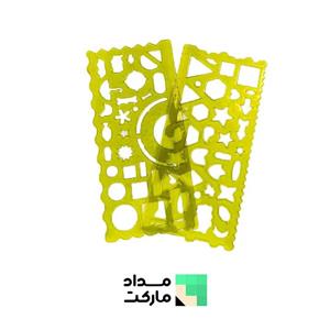 خط کش شابلون دار  دوقلو ژله ای اریا