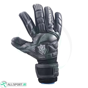 دستکش دروازه بانی پانتر طرح اصلی  Panter Goalkeeper gloves Black Grey 