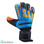 دستکش دروازه بانی پینتو طرح اصلی Pinto  Goalkeeper Gloves Blue Orange