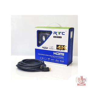 کابل 3 متری HDMI برند RTC ورژن 2.0 رزولوشن 4K