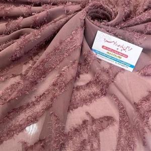 پارچه حریر ریش دارمخصوص شال شومیز ومانتو