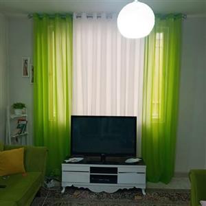 پرده حریر  ترک در رنگبندی هر پنل به عرض 150