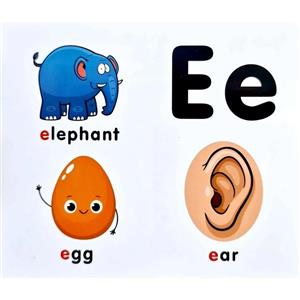 فلش کارت آموزشی حروف انگلیسی آوای بامداد (26 عدد کارت آموزشی)