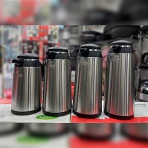 فلاسک برند لاکچری ، جنس بدنه استیل داخل شیشه ، سایز1.3 لیتر