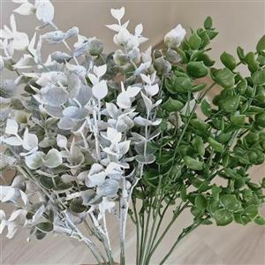 گل مصنوعی بوته شمشاد برفی