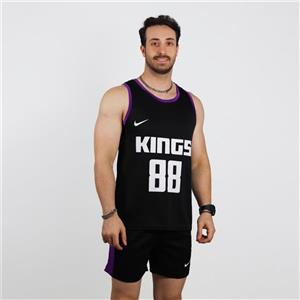 ست مردانه تاپ حلقه ای و شلوارک بسکتبالی KINGS