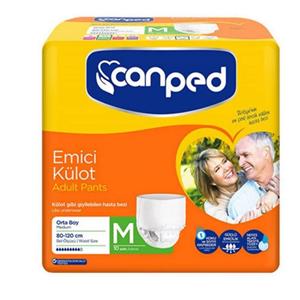 پوشک بزرگسال (پوشینه)شورتی جان پد سایز متوسط ساخت ترکیه بسته 9 عدد ی سایز  متوسط