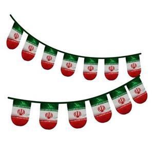 پرچم ریسه ایران هلال 15 برگی