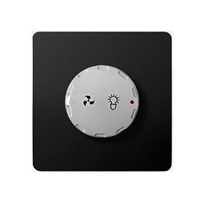 دیمر روشنایی ، توکار  ، رنگ مشکی ،  دکمه نقره ای ،  مدل کریستال  \t\t\t