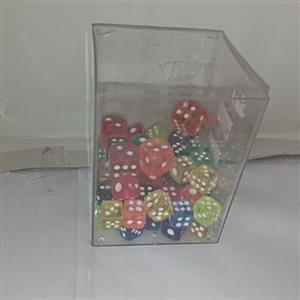 تاس رنگی سایز معمولی