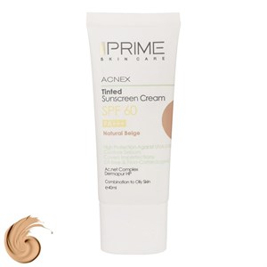 کرم ضد آفتاب رنگی پریم مدل Acnex Beige SPF60 حجم 40 میلی لیتر