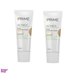 کرم ضد آفتاب رنگی پریم مدل Acnex Beige SPF60 حجم 40 میلی لیتر