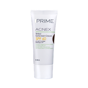 کرم ضد آفتاب رنگی پریم مدل Acnex Beige SPF60 حجم 40 میلی لیتر