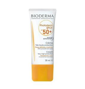 کرم ضد افتاب بدون رنگ فتودرم اسپات ⁺SPF50 بایودرما 30 میلی لیتر Bioderma Photoderm Spot Cream SPF50⁺ ml 