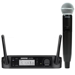 میکروفن داینامیک بی سیم شور مدل GLXD24/SM58
