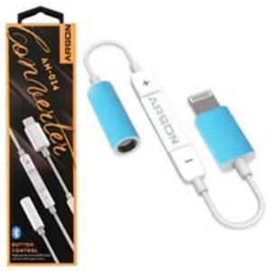 مبدل لایتنینگ اپل به جک 3.5 میلی متری ولوم دار Arson AN-024