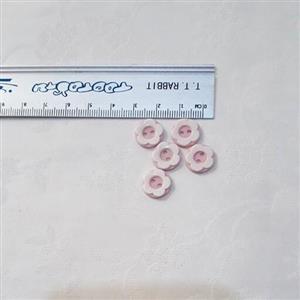 دکمه یک سانتی طرح گل(بسته 5 عددی)