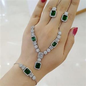 سرویس نقره جواهری زنانه