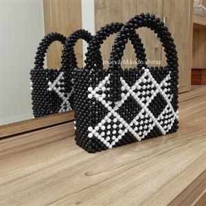 کیف مرواریدی مجلسی طرح دیور  Dior