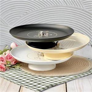 شیرینی خوری پایه دار فلزی 