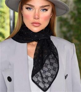 روسری مینی اسکارف مشکی گوچی 2808