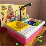 اسباب بازی میز آرایش و سینک ظرفشویی برند  sihan toys