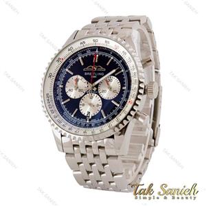 ساعت برایتلینگ مردانه NAVITIMER نقره ای صفحه مشکی Breitling-4778-G