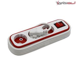 سه خانه بدون ارت دینا با کابل 1.8 متری مدل D3000