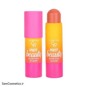 رژگونه استیکی گلدن رز | Golden Rose مدل Miss Beauty Glow Stick شماره 01