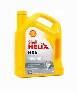 روغن موتور شل Shell Helix Hx6 10W-40 حجم ۵ لیتر