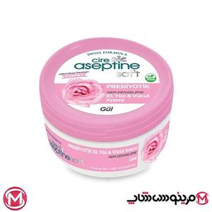 کرم مرطوب کننده دست و صورت سیر آسپتین سری Prebiyotik حاوی عصاره گل رز