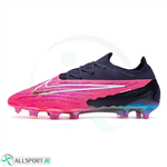 کفش فوتبال مردانه نایک فانتوم طرح اصلی  Nike Phantom GX Elite FG Hyper Pink Black White