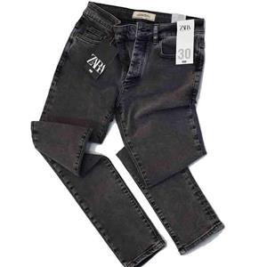 شلوار جین اسلیم‌ فیت کش پارچه ترک مردانه کد 88/2