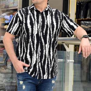 پیراهن هاوایی آستین کوتاه مردانه کد 1066